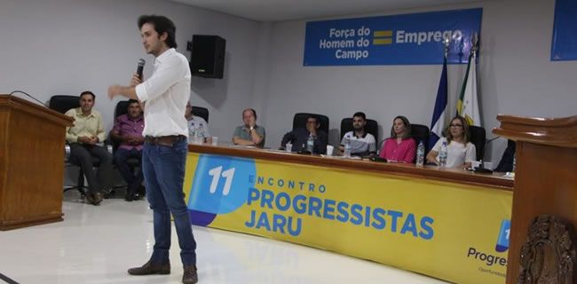 Junior Raposo,Ivo Cassol e outras 13 lideranças em grande encontro dos Progressistas em Jaru-RO