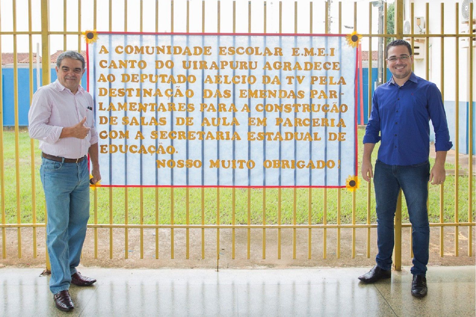 Aélcio da TV participa da inauguração de 15 salas de aula em escolas de Porto Velho - noticias - progressistas rondonia