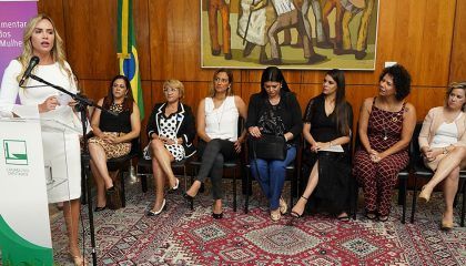 Frente Parlamentar em Defesa dos Direitos da Mulher é instalada na Câmara dos Deputados