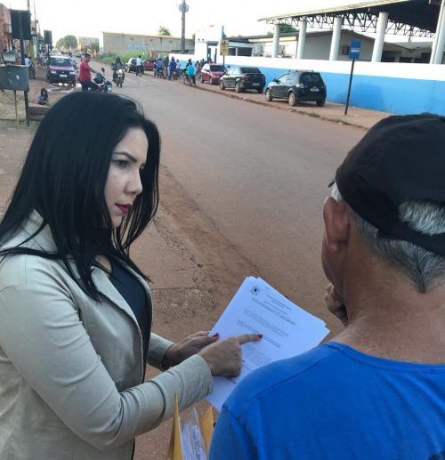 Vereadora Cristiane Lopes solicita lombada em frente a Escola Flamboyant - progressistas - progressistas rondonia