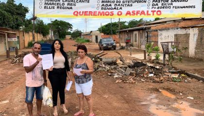 Vereadora Cristiane Lopes atende chamado da população para vistoriar ruas fechadas