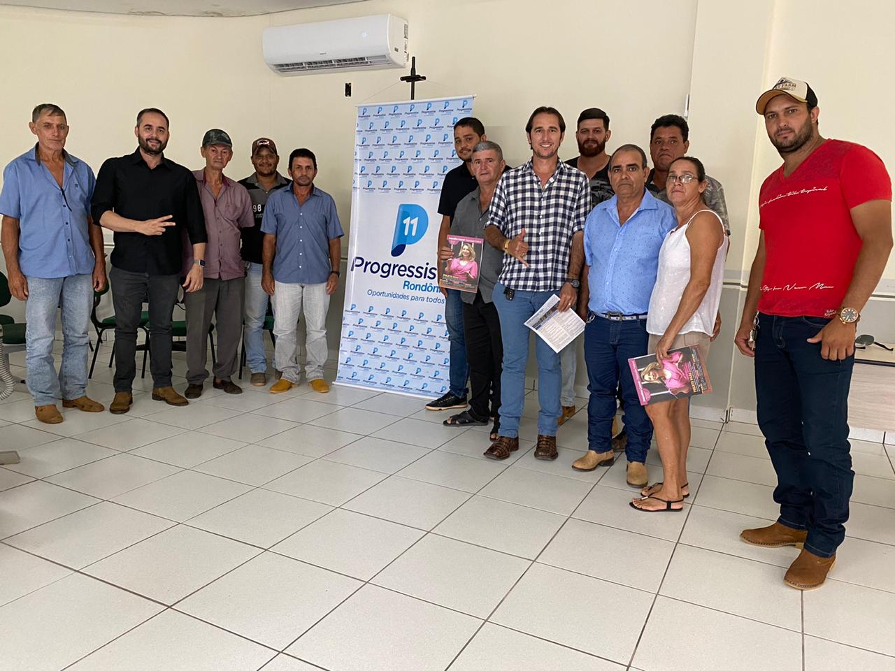 Em quatro dias, Progressistas percorrem dez municípios para levar informações aos filiados e pré-candidatos do partido nos municípios - eleicoes - progressistas rondonia