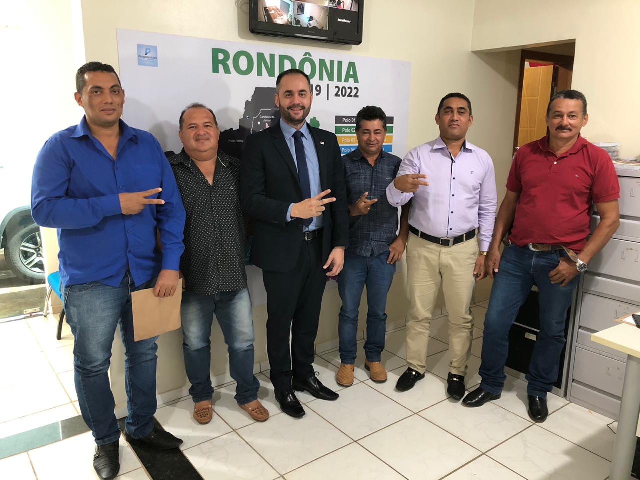 Nova Mamoré: Vereadores do município reúnem com secretário-geral do Progressistas para conversa sobre eleições - noticias - progressistas rondonia