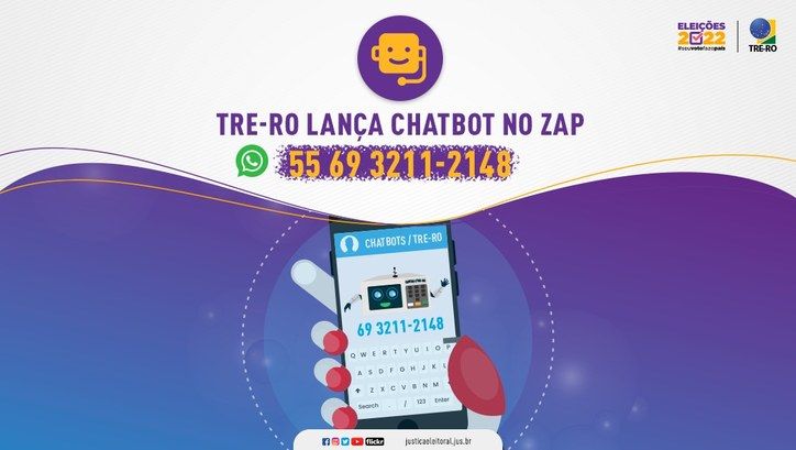 TRE-RO lança Chatbot no WhatsApp